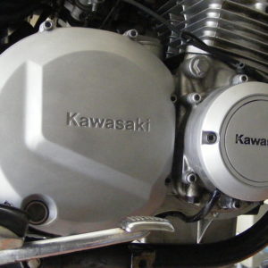 Clutch cover (left) after a good sandblasting