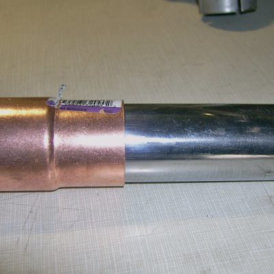 Mini Muscle Baffle inside copper fitting