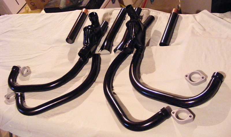 Painted exhaust