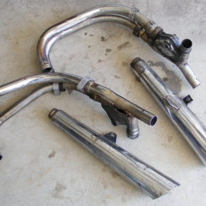 chopped-up exhaust