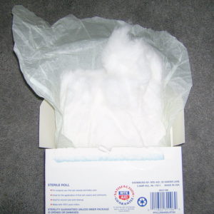 Rolled cotton