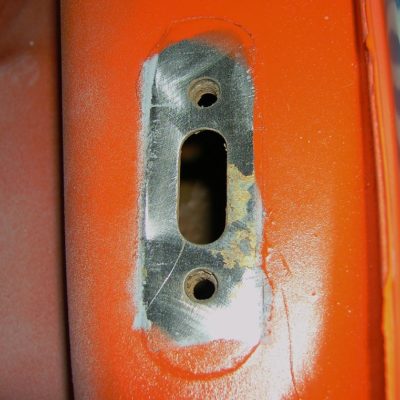 Fuel tap hole