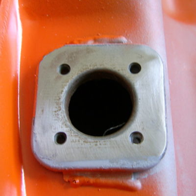 Sending unit hole