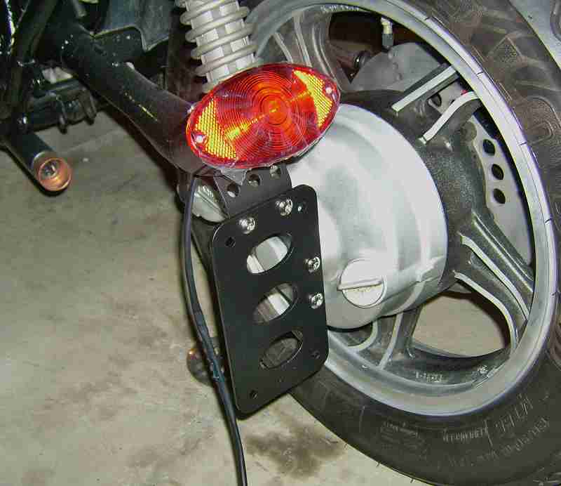 Bobber discount brake light